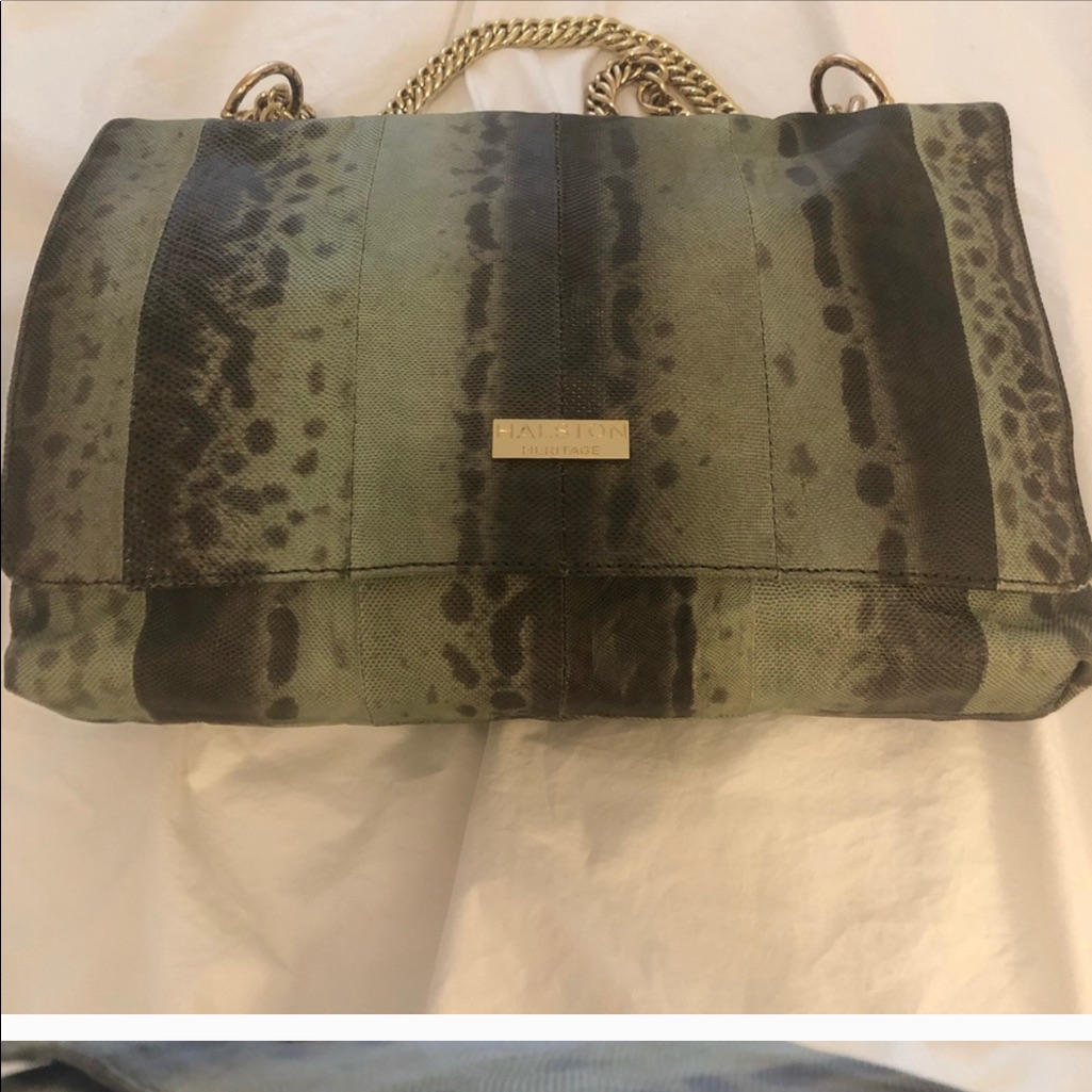 Halston Heritage Python Bag